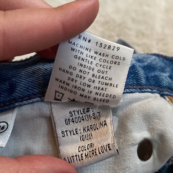 GRLFRND KAROLINA jean size 26. Distressed - Picture 8 of 9